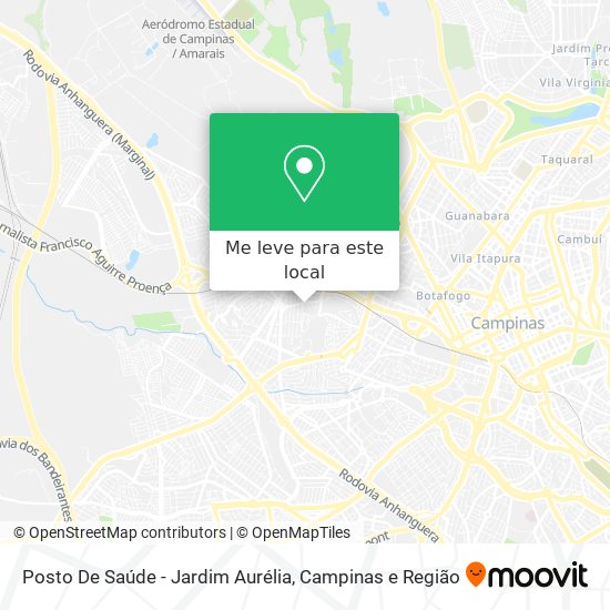 Posto De Saúde - Jardim Aurélia mapa