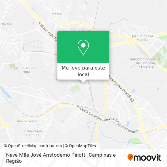 Nave-Mãe José Aristodemo Pinotti mapa