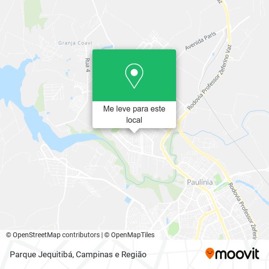 Parque Jequitibá mapa