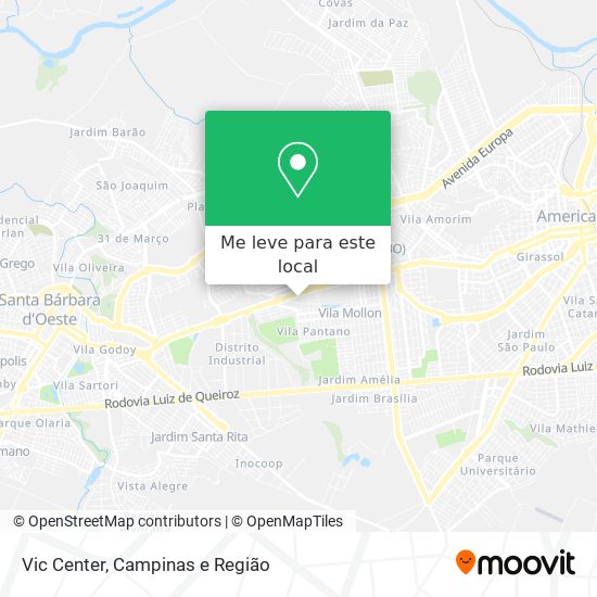 Vic Center mapa