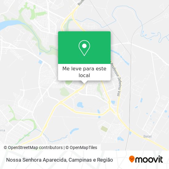 Nossa Senhora Aparecida mapa