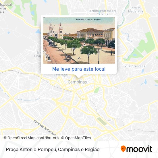 Praça Antônio Pompeu mapa