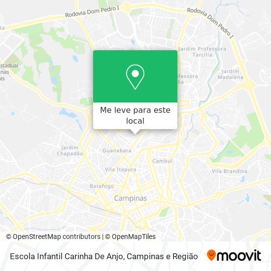 Escola Infantil Carinha De Anjo mapa