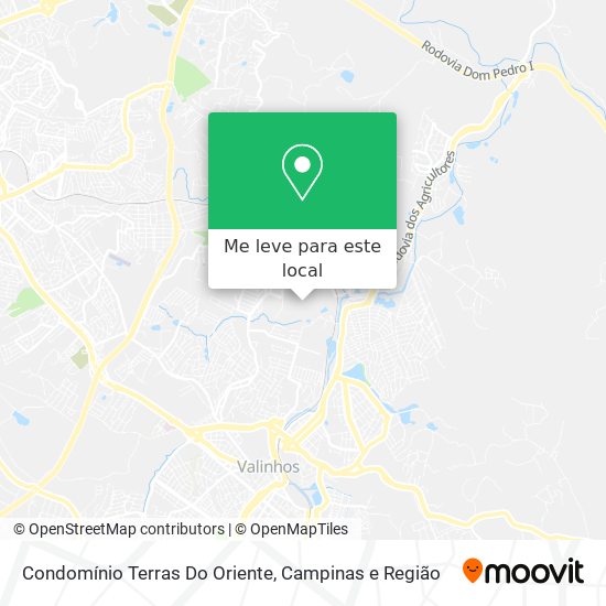 Condomínio Terras Do Oriente mapa