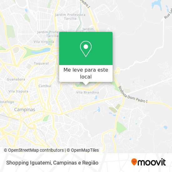 Shopping Iguatemi mapa