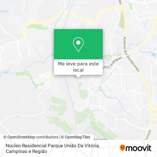 Núcleo Residencial Parque União Da Vitória mapa