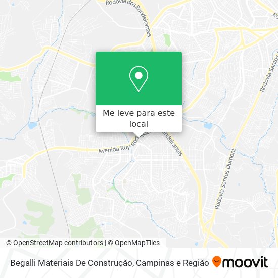 Begalli Materiais De Construção mapa