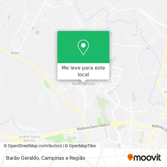 Barão Geraldo mapa