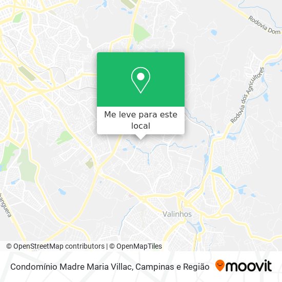 Condomínio Madre Maria Villac mapa