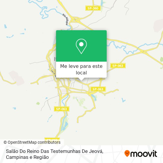 Salão Do Reino Das Testemunhas De Jeová mapa