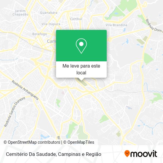 Cemitério Da Saudade mapa
