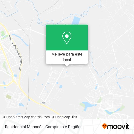 Residencial Manacás mapa