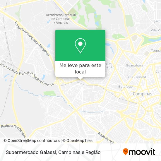 Supermercado Galassi mapa