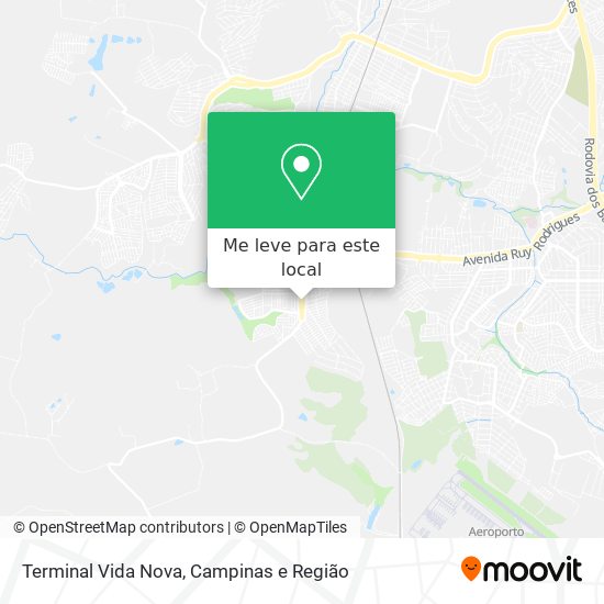 Terminal Vida Nova mapa