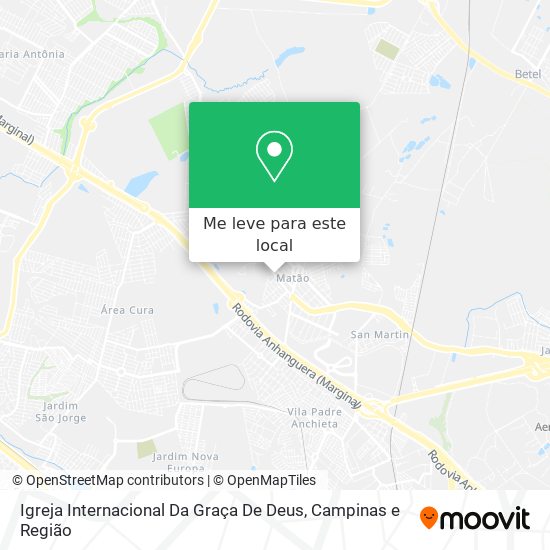 Igreja Internacional Da Graça De Deus mapa