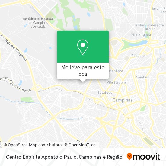 Centro Espírita Apóstolo Paulo mapa