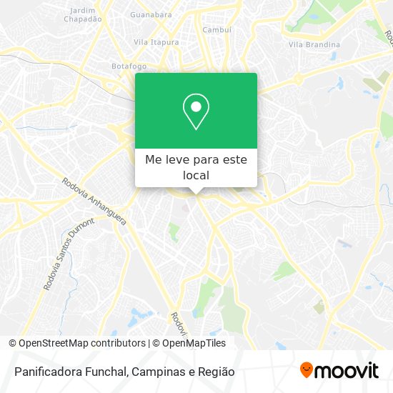 Panificadora Funchal mapa