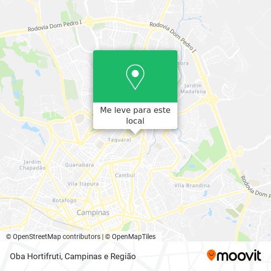 Oba Hortifruti mapa