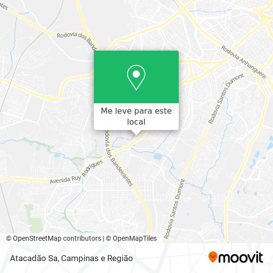 Atacadão Sa mapa