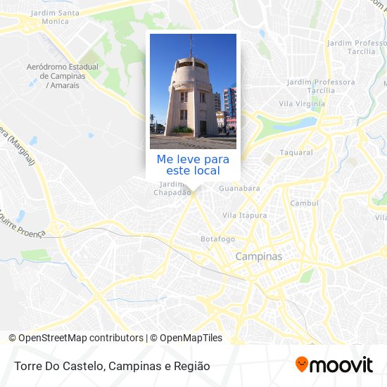 Torre Do Castelo mapa