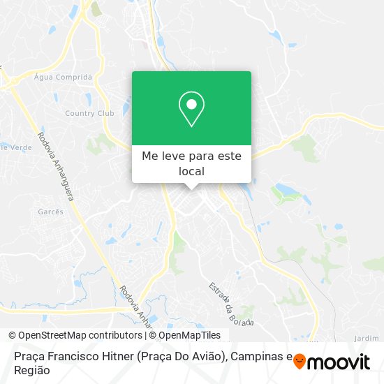 Praça Francisco Hitner (Praça Do Avião) mapa