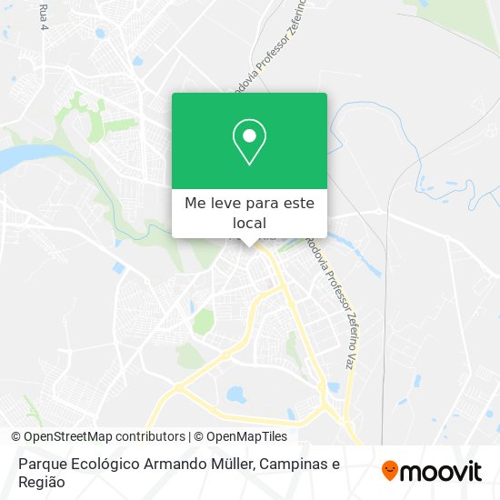 Parque Ecológico Armando Müller mapa