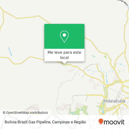Bolivia-Brazil Gas Pipeline mapa