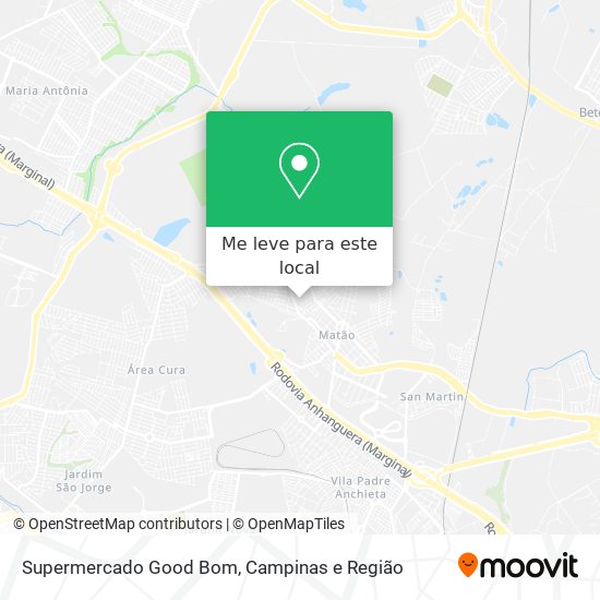 Supermercado Good Bom mapa