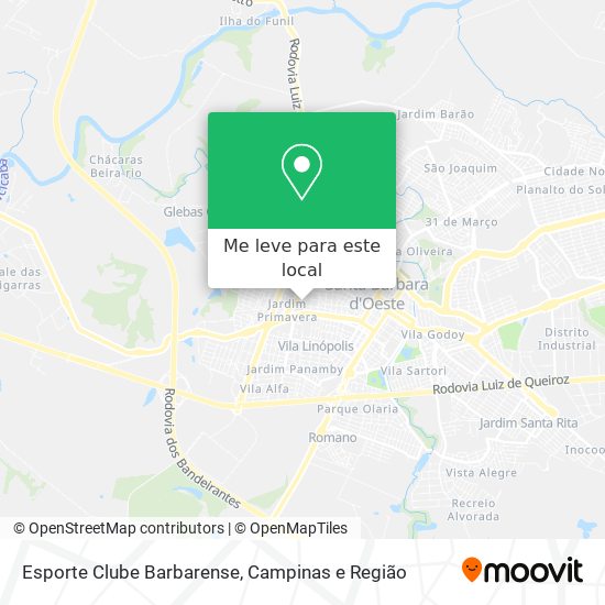 Esporte Clube Barbarense mapa