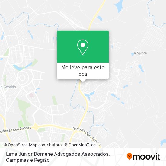 Lima Junior Domene Advogados Associados mapa