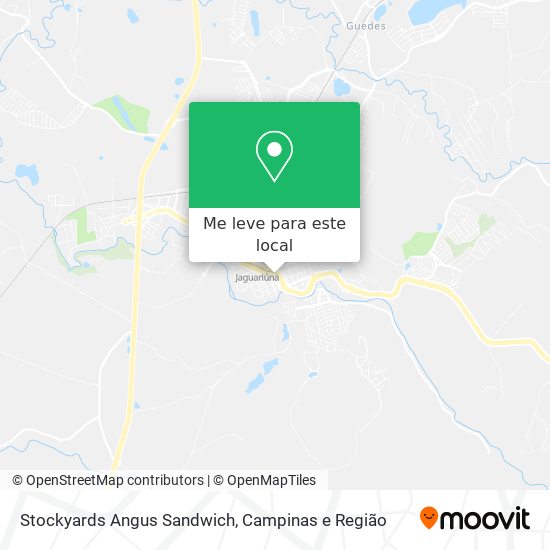 Stockyards Angus Sandwich mapa