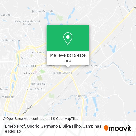 Emeb Prof. Osório Germano E Silva Filho mapa