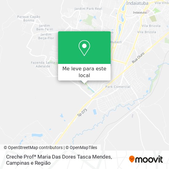 Creche Profª Maria Das Dores Tasca Mendes mapa