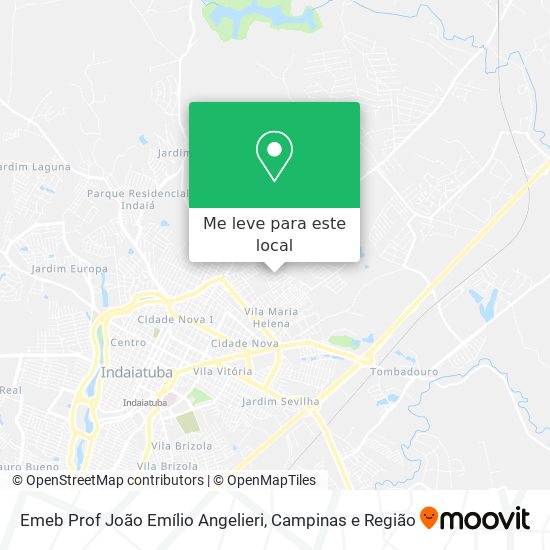 Emeb Prof João Emílio Angelieri mapa