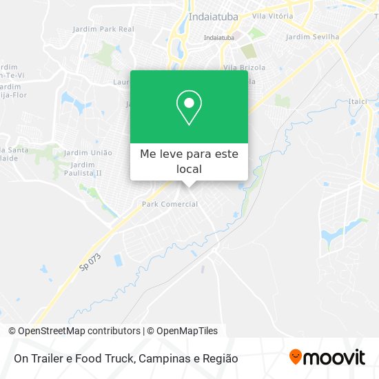 On Trailer e Food Truck mapa