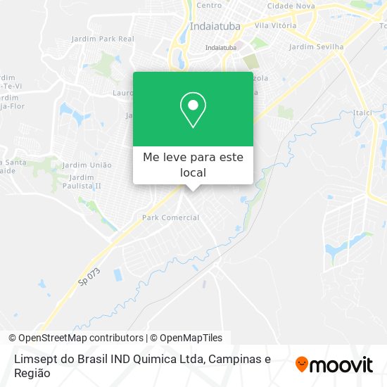 Limsept do Brasil IND Quimica Ltda mapa