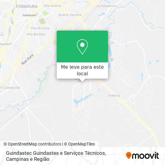 Guindastec Guindastes e Serviços Técnicos mapa