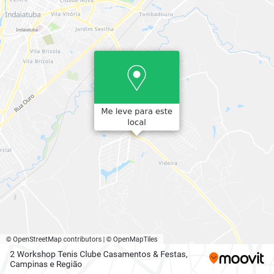 2 Workshop Tenis Clube Casamentos & Festas mapa