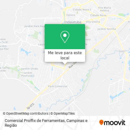 Comercial Proffix de Ferramentas mapa