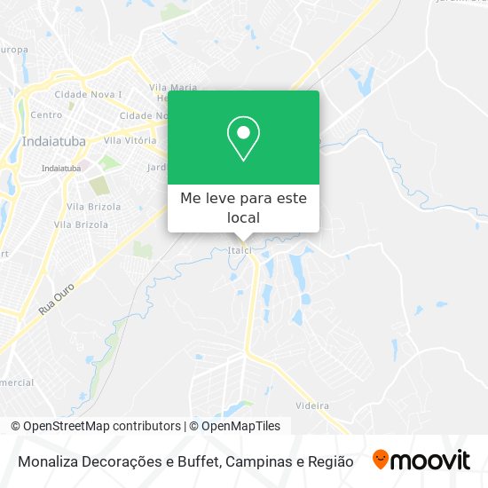 Monaliza Decorações e Buffet mapa