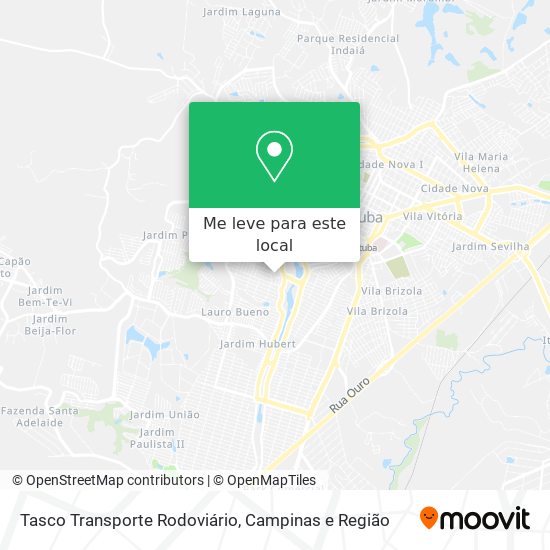 Tasco Transporte Rodoviário mapa