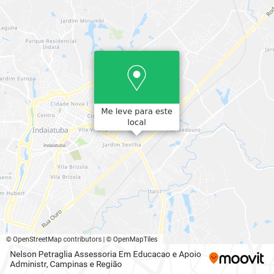 Nelson Petraglia Assessoria Em Educacao e Apoio Administr mapa