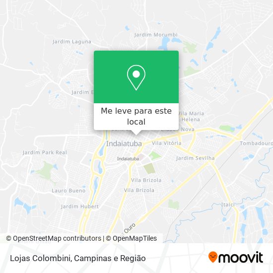Lojas Colombini mapa