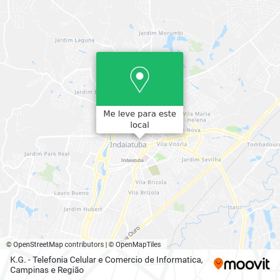 K.G. - Telefonia Celular e Comercio de Informatica mapa