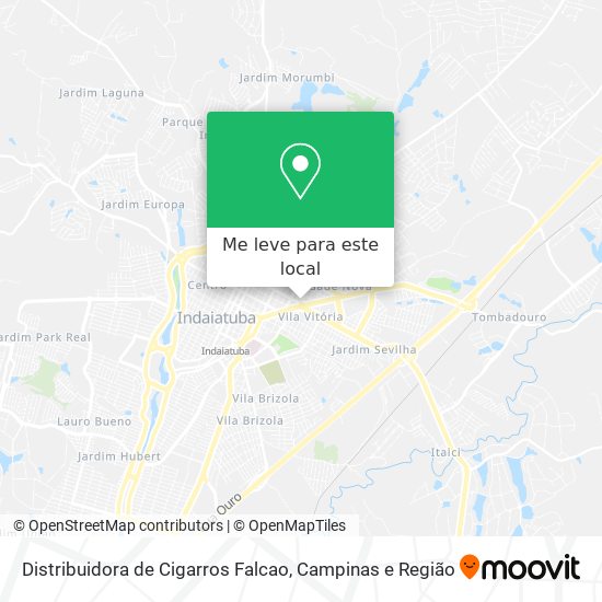 Distribuidora de Cigarros Falcao mapa