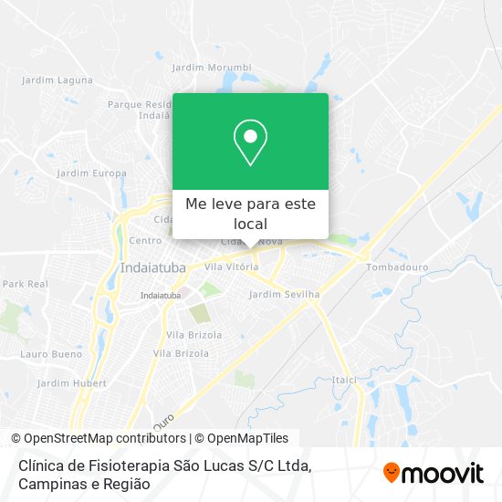 Clínica de Fisioterapia São Lucas S / C Ltda mapa