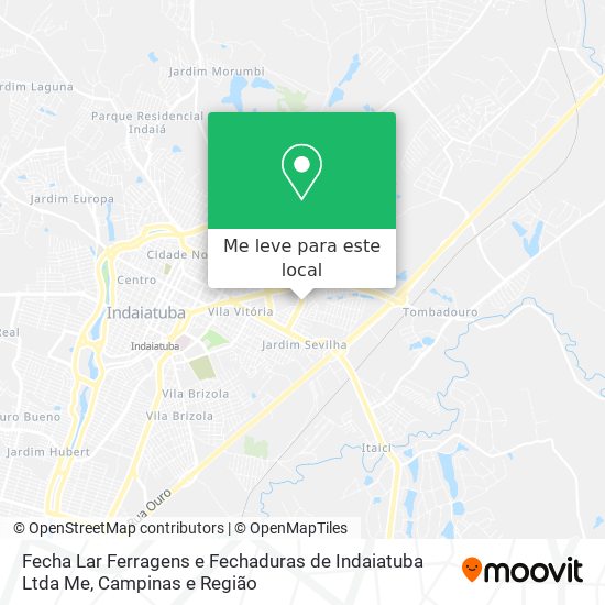 Fecha Lar Ferragens e Fechaduras de Indaiatuba Ltda Me mapa