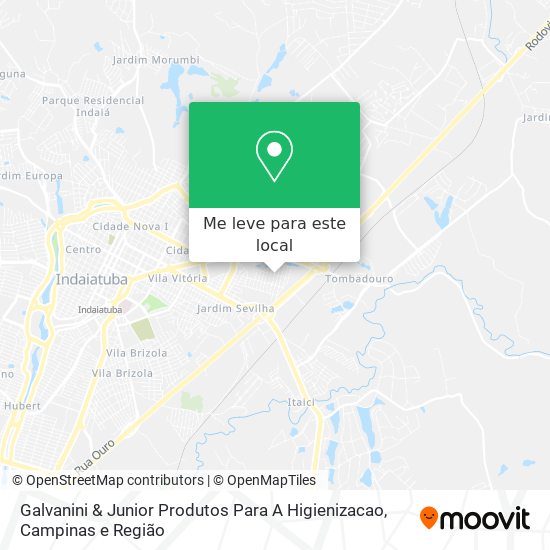 Galvanini & Junior Produtos Para A Higienizacao mapa