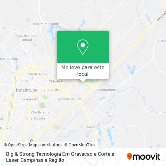 Big & Strong Tecnologia Em Gravacao e Corte a Laser mapa