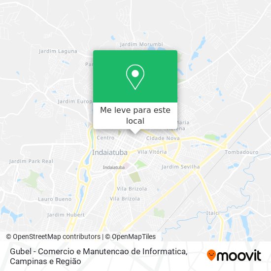 Gubel - Comercio e Manutencao de Informatica mapa